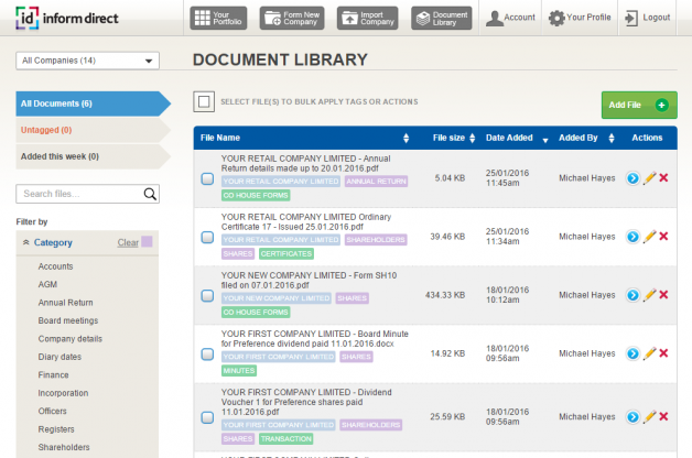 Document library 1