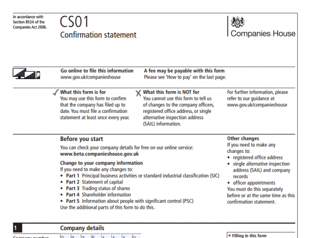 CS01 paper form