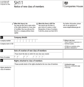 SH11 Form