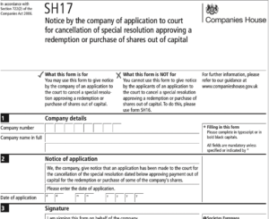 SH17 Form