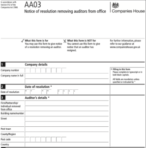 AA03 Form