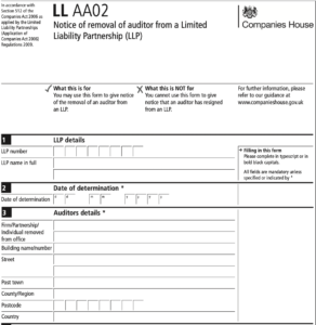 LL AA02 Form
