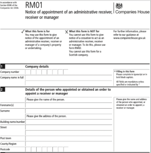 RM01 Form