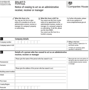 RM02 Form