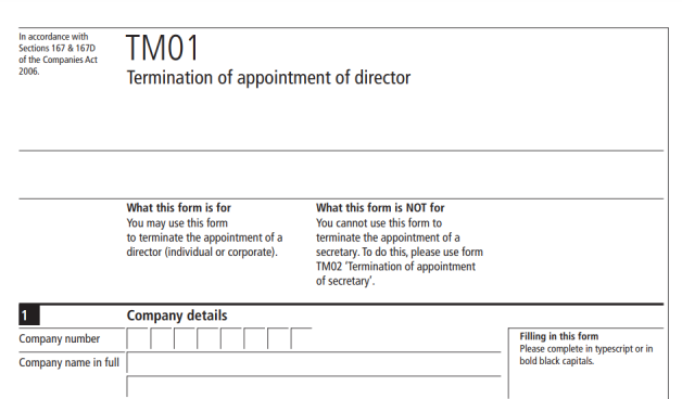 Deat of company director what to do