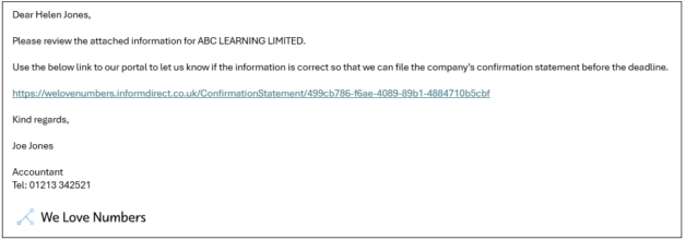 Email with Link